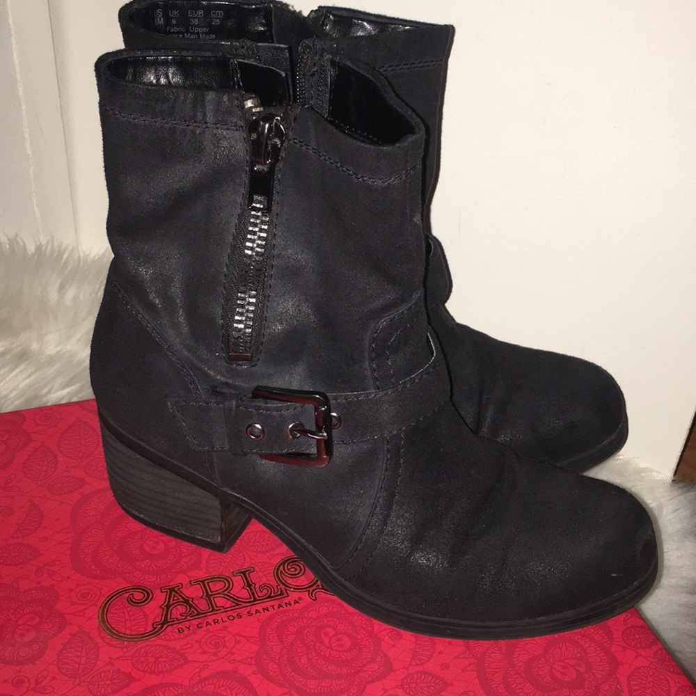 Biker style boots